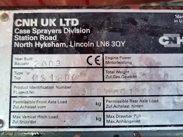 Chris Atkin & Son Ltd - Case 1200MS Gem